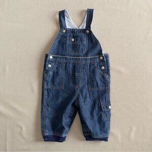 Baby Gap "My First Denim" Brannan Bear Overalls size 6-12 Months